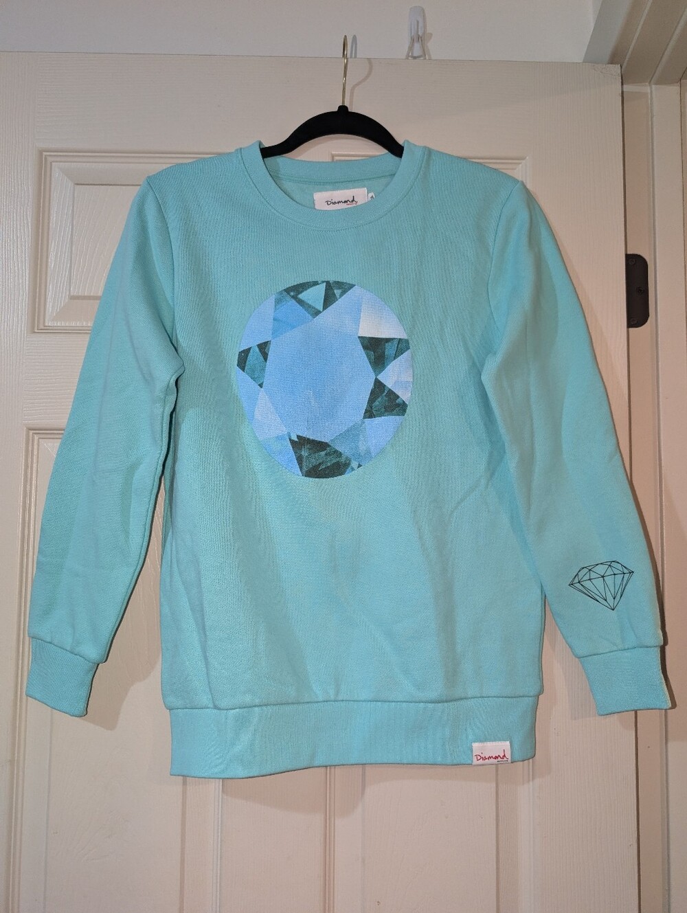 Blue Crew Neck Diamond Supply Co.